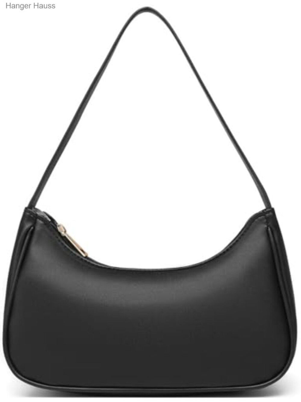 Vegan Leather Hobo Sling Tote Handbag Retro Clutch Purse with Zipper